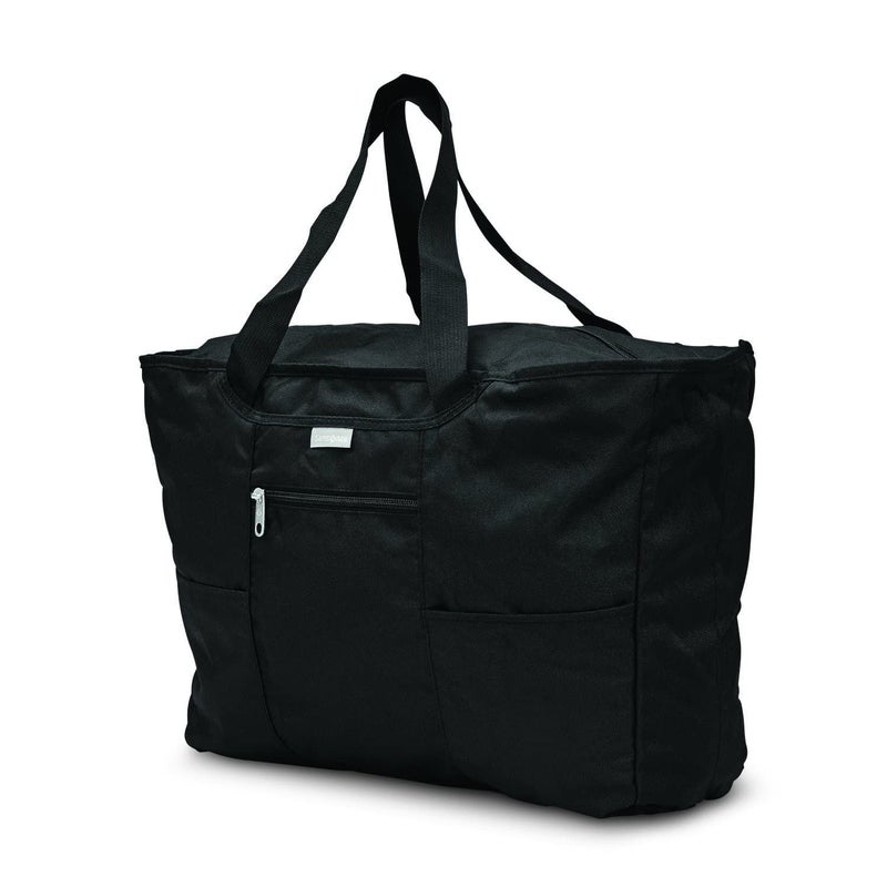 Samsonite Foldaway Packable Tote Sling Bag, Black, One Size - Image 4